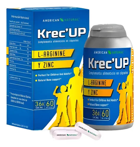 Krec'UP American Natural | Nutrición Completa para el Desarrollo Físico
