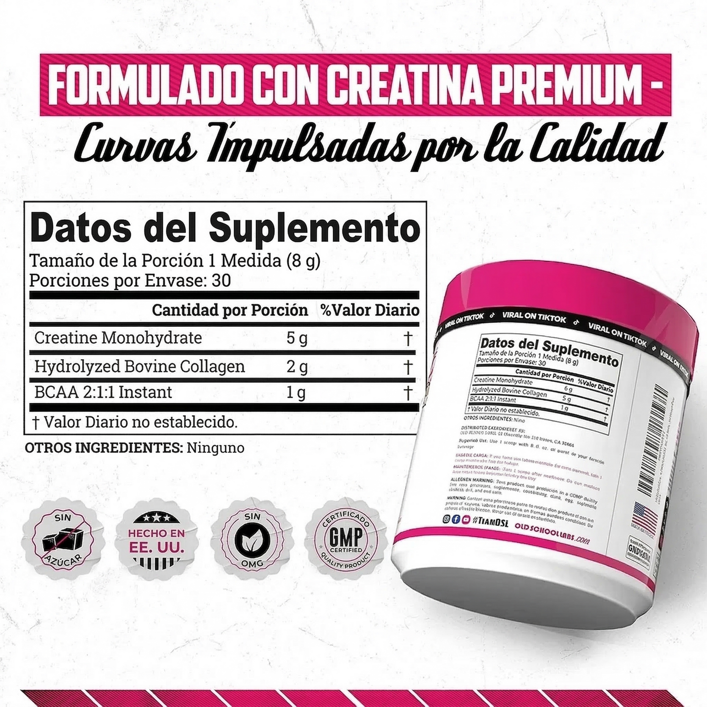 CREATINA MONOHIDRATADA PARA MUJERES