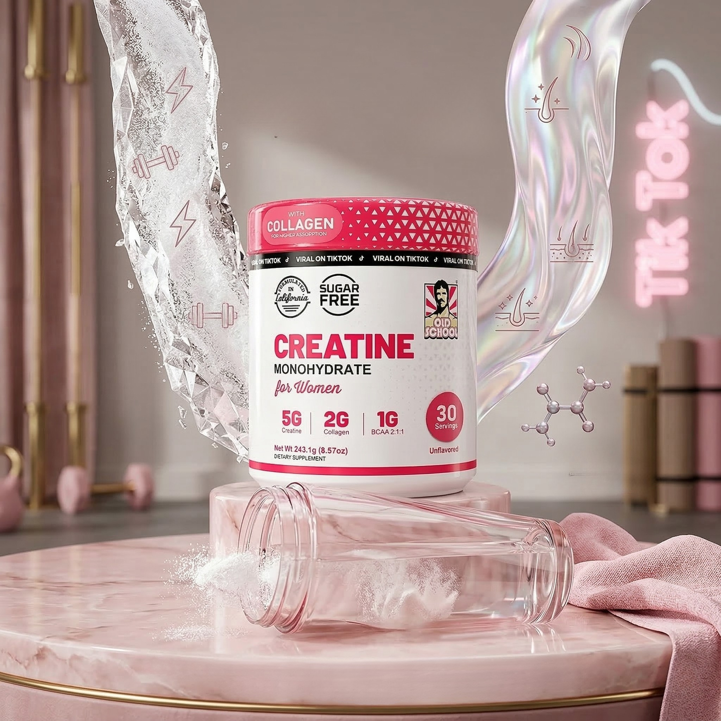 CREATINA MONOHIDRATADA PARA MUJERES